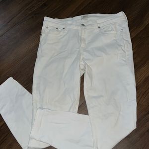 Size 30 J. Crew white jeans